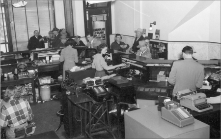 Picture of tellers around 1936