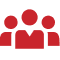 Icon illustration of a group of people