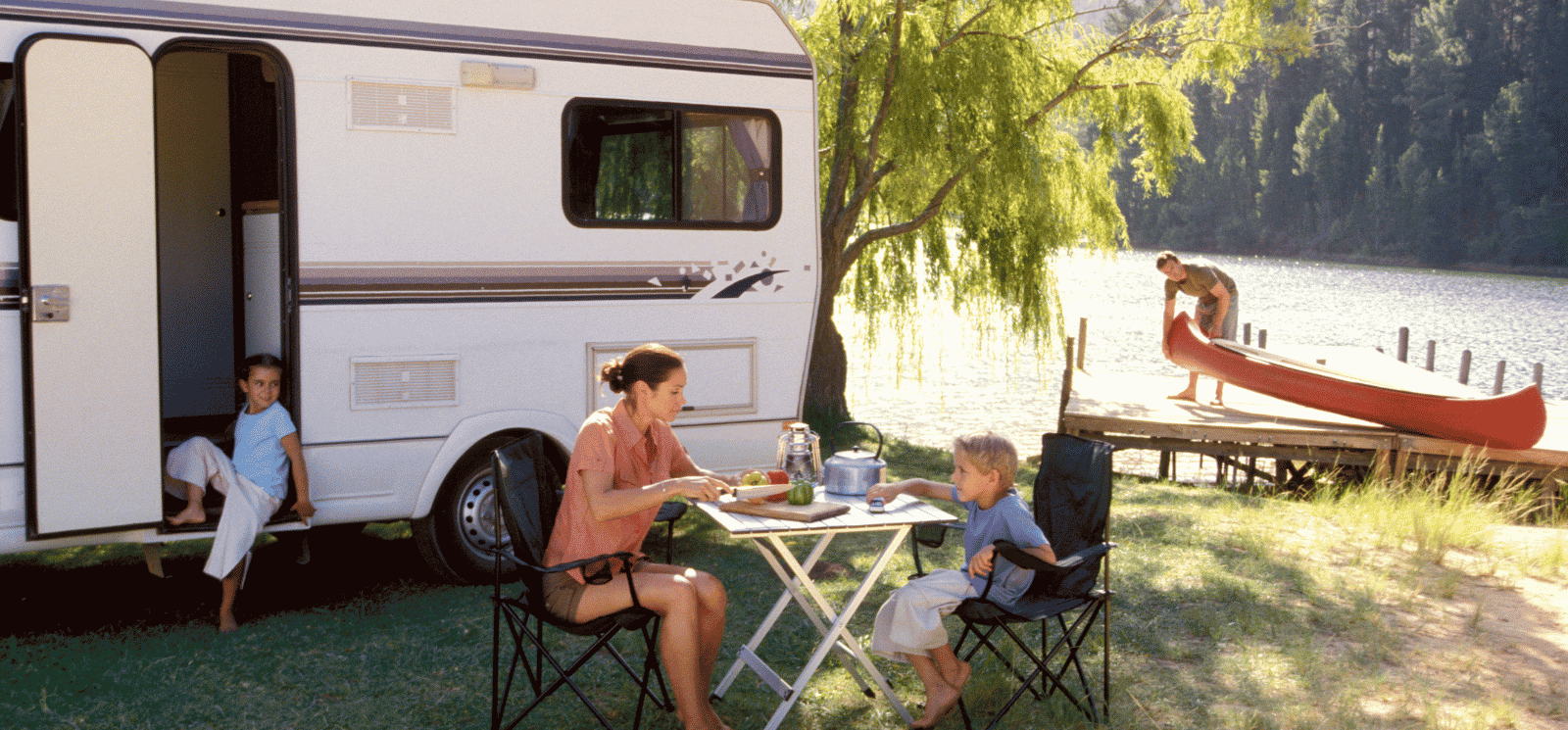 Family camping
